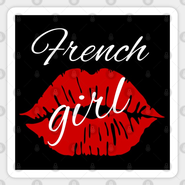 French Girl Sticker by MtWoodson